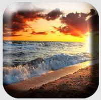 Meereswellen Sonnenuntergang Live Wallpaper