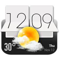Wetter und Uhr Stil HTC Sense
