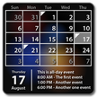 Kalender-Widget