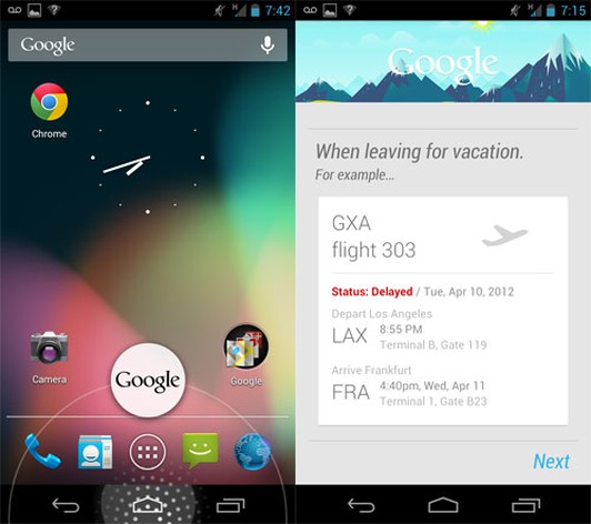 Nexus erhält ein Upgrade auf Android 4.1.2