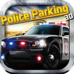 3D Polizeiauto Parkplatz