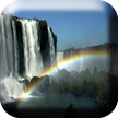Wasserfall und Regenbogen Live Wallpaper